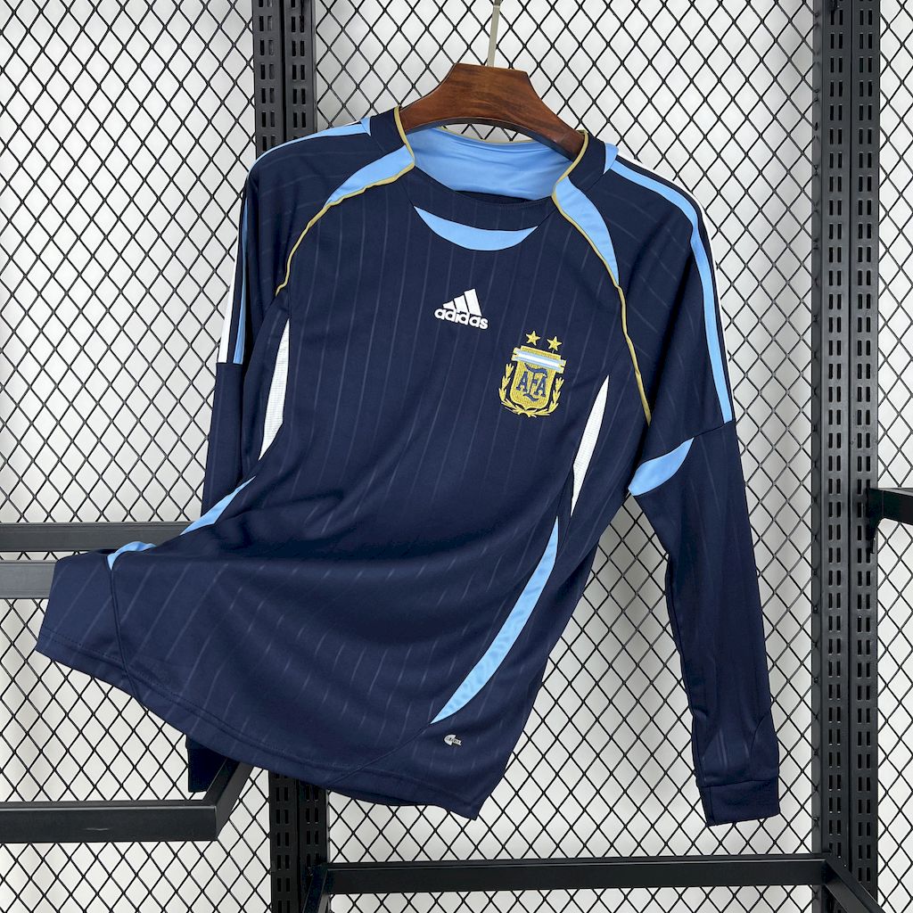 Camisa Argentina 2006 Away - (Retrô) Manga Longa