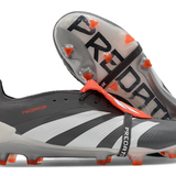 Chuteira Adidas Predator Elite Tongue FG - Cinza e Branca