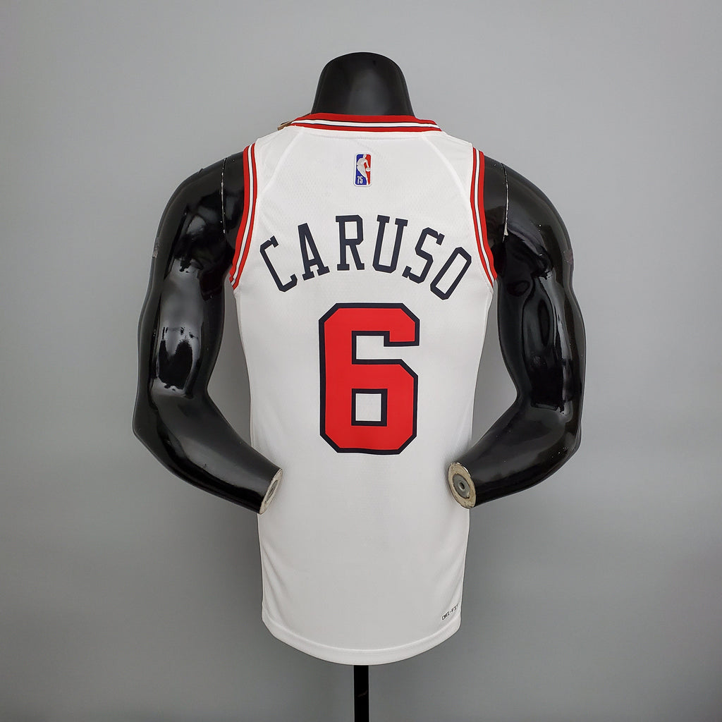 Camisa NBA Chicago Bulls #6 Caruso - 75° Aniversário White