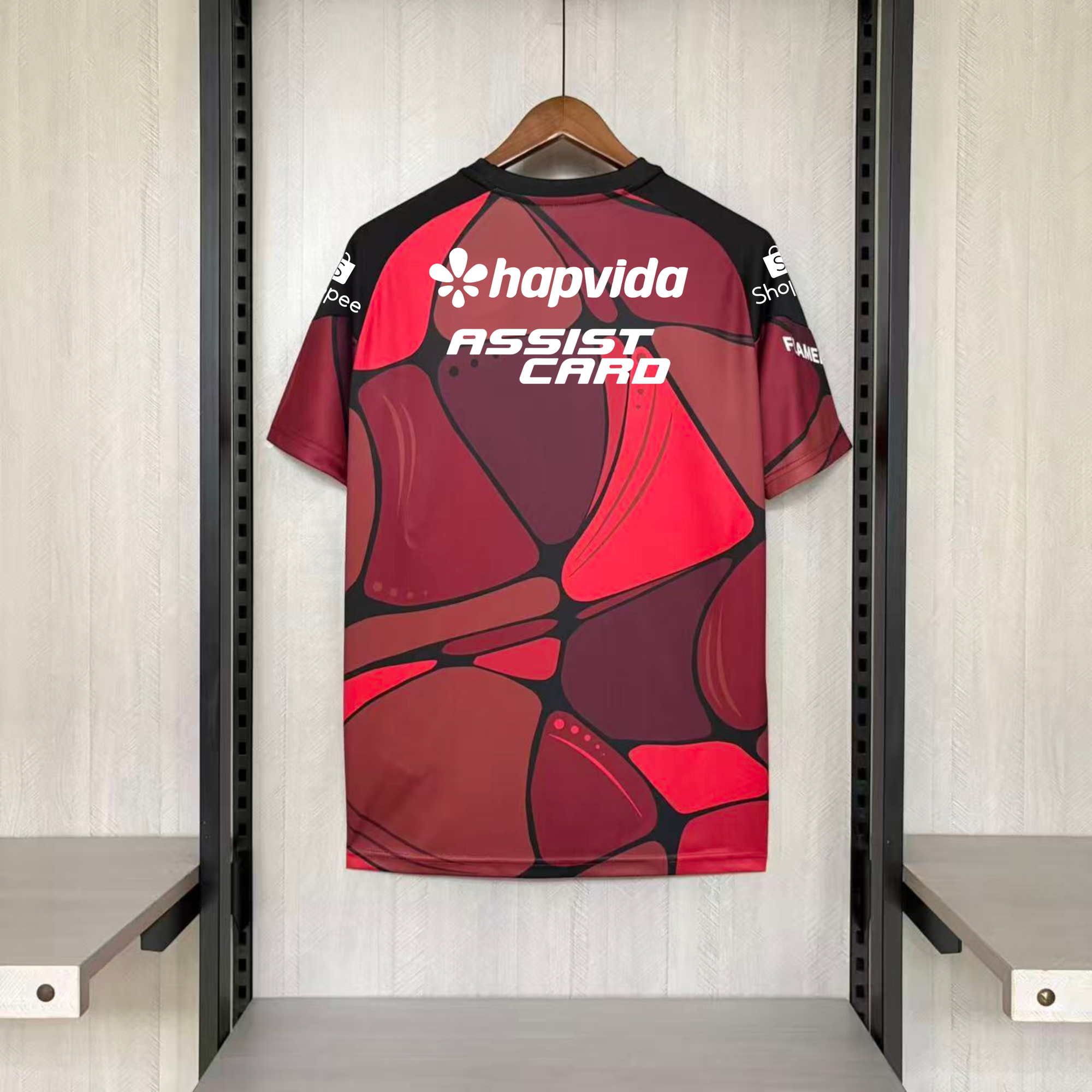 Camisa Flamengo 2026 Pré-Jogo (Todos os Patrocínios) - (Torcedor)