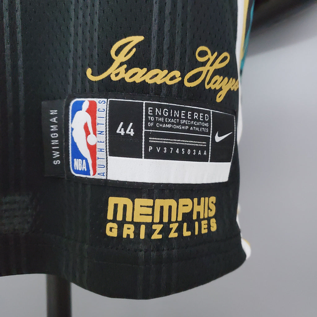 Camisa NBA Memphis Grizzlies #12 Morant - City Edition Black