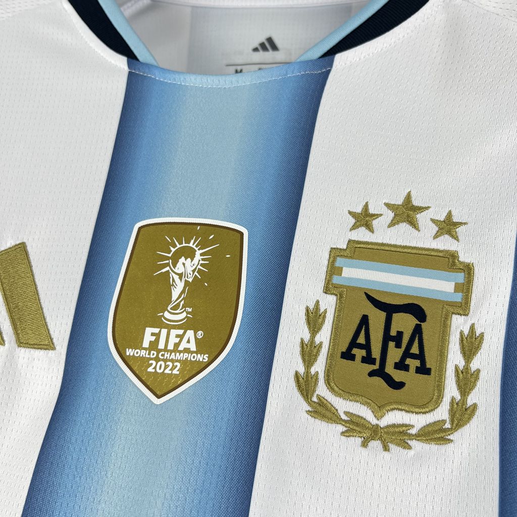 Camisa Argentina 2026 Home (Com Patch) - (Torcedor) Manga Longa