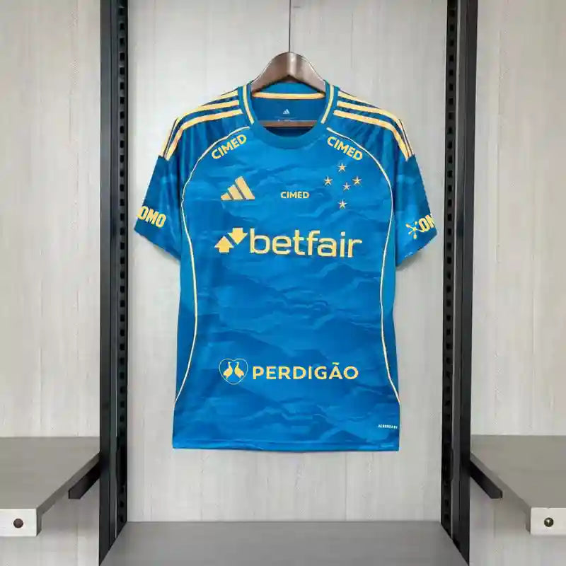 Camisa Cruzeiro 2025 Third (Todos os Patrocínios) - (Torcedor)
