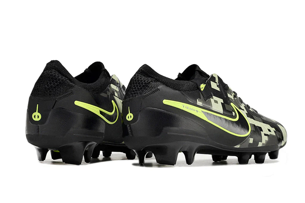 Chuteira Nike Tiempo Legend 10 FG - Preto e Verde