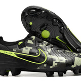 Chuteira Nike Tiempo Legend 10 FG - Preto e Verde