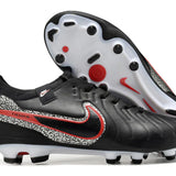 Chuteira Nike Tiempo Legend 10 FG - Preto e Vermelho