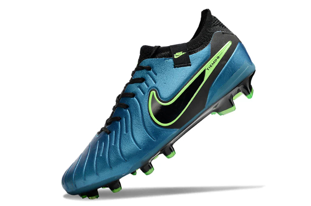 Chuteira Nike Tiempo Legend 10 FG - Azul e Preto