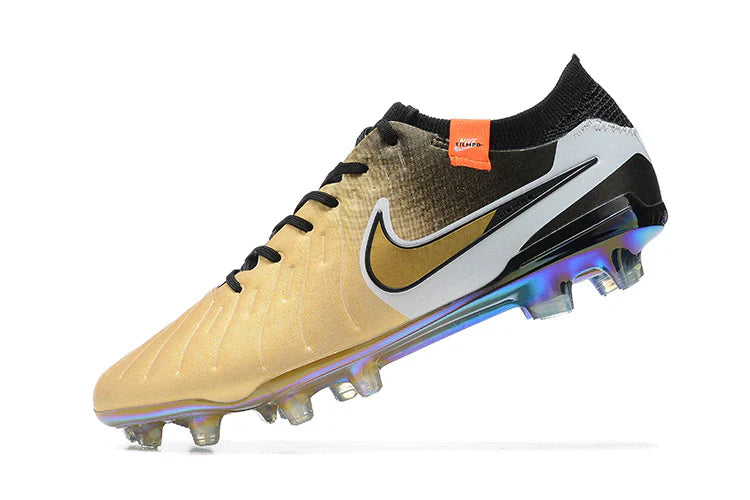 Chuteira Nike Tiempo Legend 10 FG - Dourada - Edição Especial