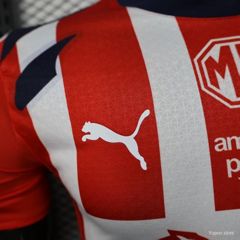 Camisa Chivas Guadalajara 25/26 Home - (Jogador)