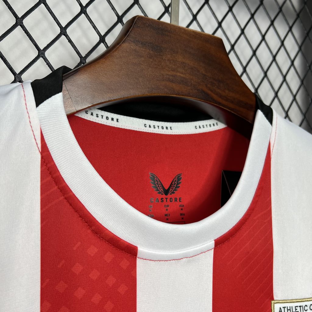Camisa Athletic Bilbao Titular 24/25 - Versão (Torcedor) Masculina