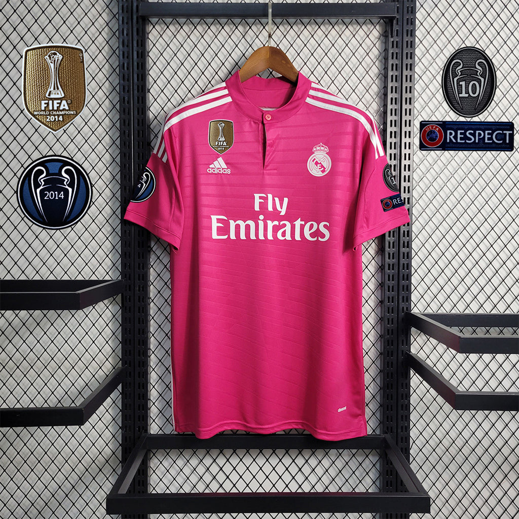 Camisa Real Madrid 14/15 Away (Todos os Patches) - (Retrô)