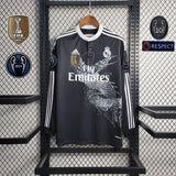 Camisa Real Madrid 14/15 Third (Todos os Patches) - (Retrô) Manga Longa