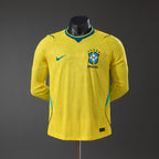 Camisa Brasil 2026 Home - (Jogador) Manga Longa