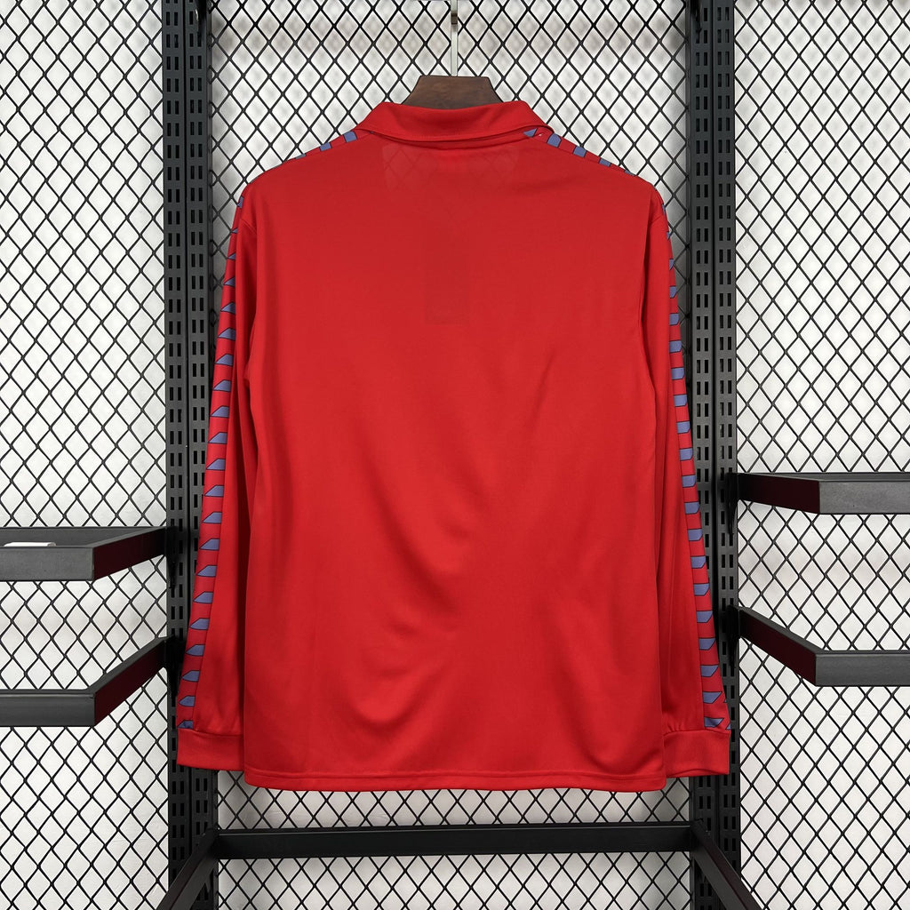 Camisa Osasuna 02/04 Home - (Retrô) Manga Longa