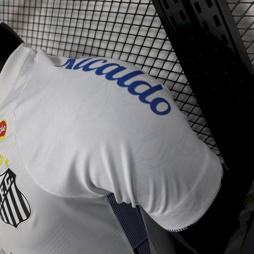Camisa Santos Home 24/25 - Versão (Jogador) - Completa Com Patrocínio