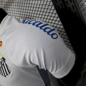 Camisa Santos Home 24/25 - Versão (Jogador) - Completa Com Patrocínio