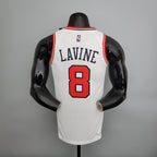 Camisa NBA Chicago Bulls #8 LaVine - 75° Aniversário White