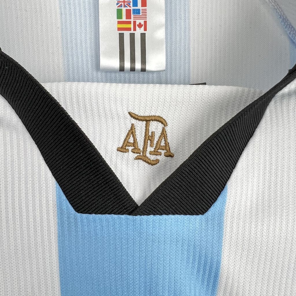 Camisa Argentina Titular 1998 - Versão (Retrô) Manga Comprida