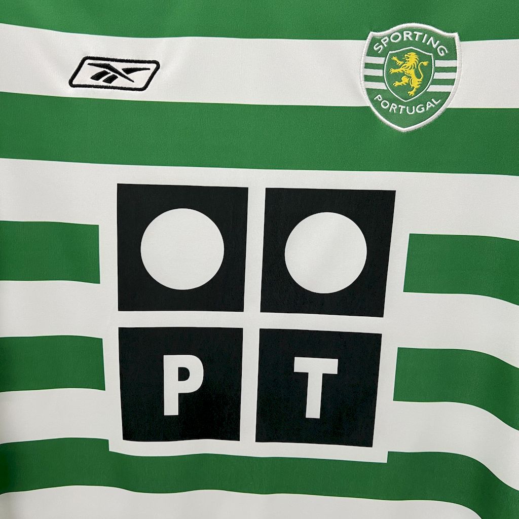 Camisa Sporting Titular 03/04 - Versão (Retrô)