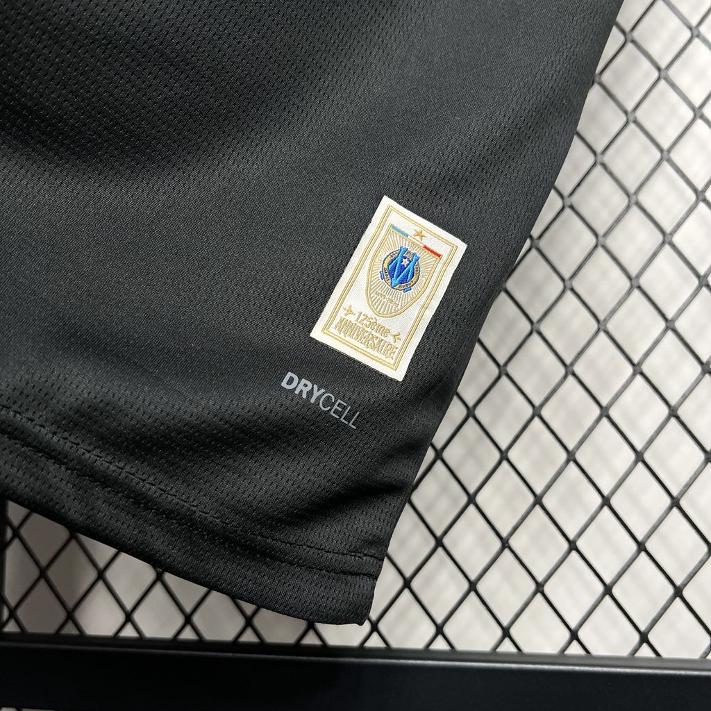Camisa Olympique de Marseille 125 anos (Black) 24/25 - Versão (Torcedor) Masculina