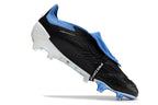 Chuteira Adidas Predator Elite Tongue FG - Preta, Branca e Azul