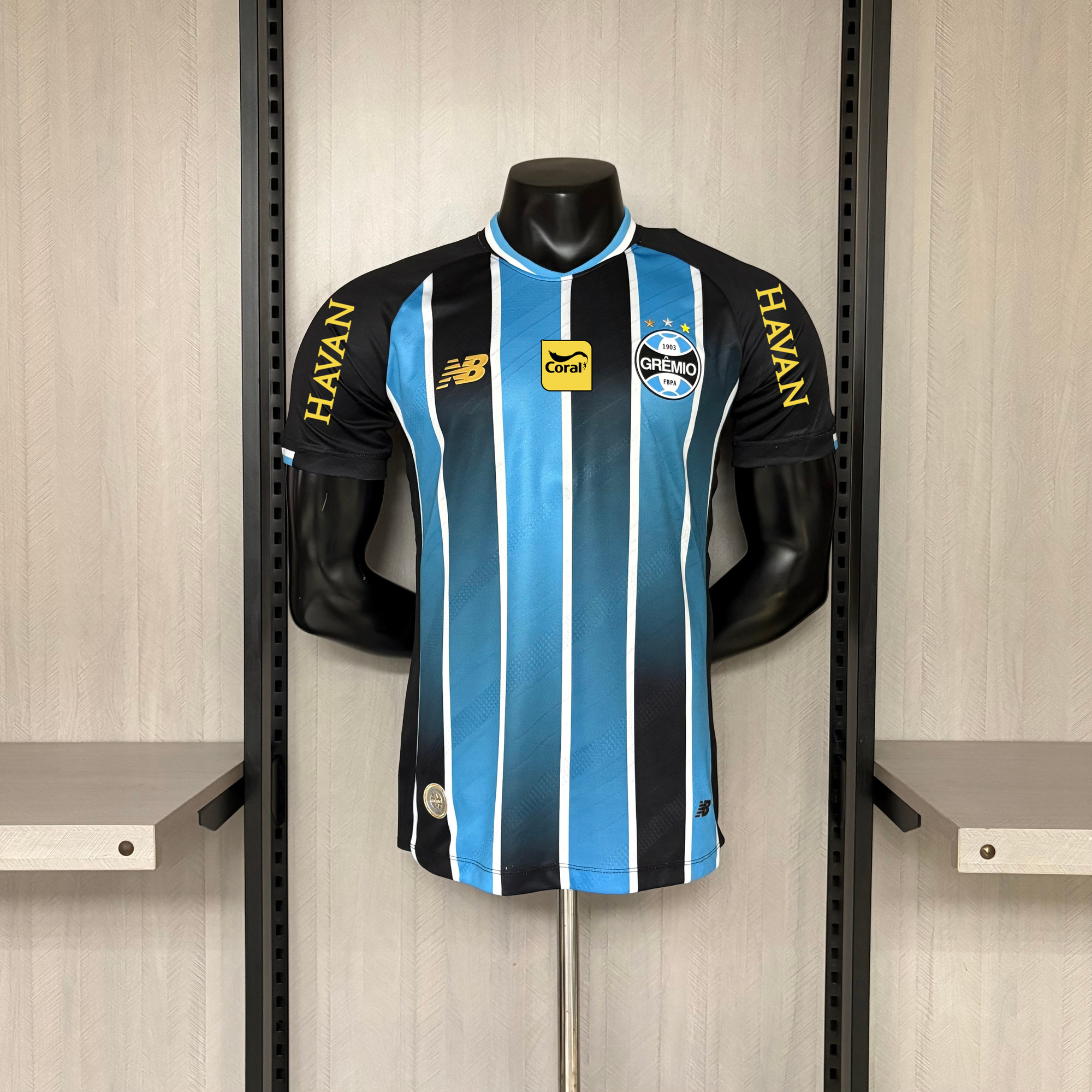 Camisa Grêmio 2026 Home (Todos os Patrocínios) - (Jogador)