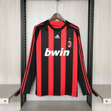 Camisa Milan 08/09 Home - (Retrô) Manga Longa