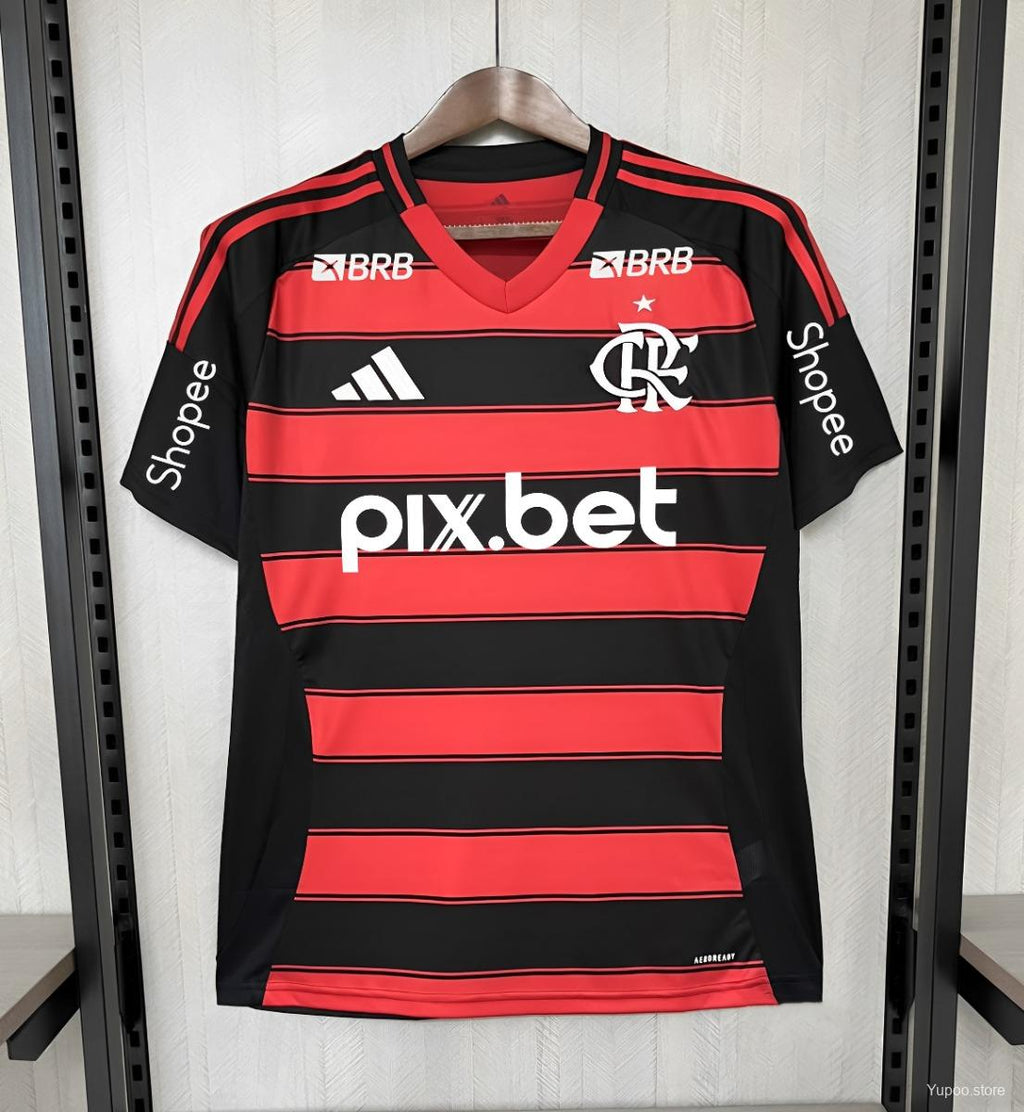 Camisa Flamengo 2025 Home (Todos os Patrocínios) - (Torcedor)
