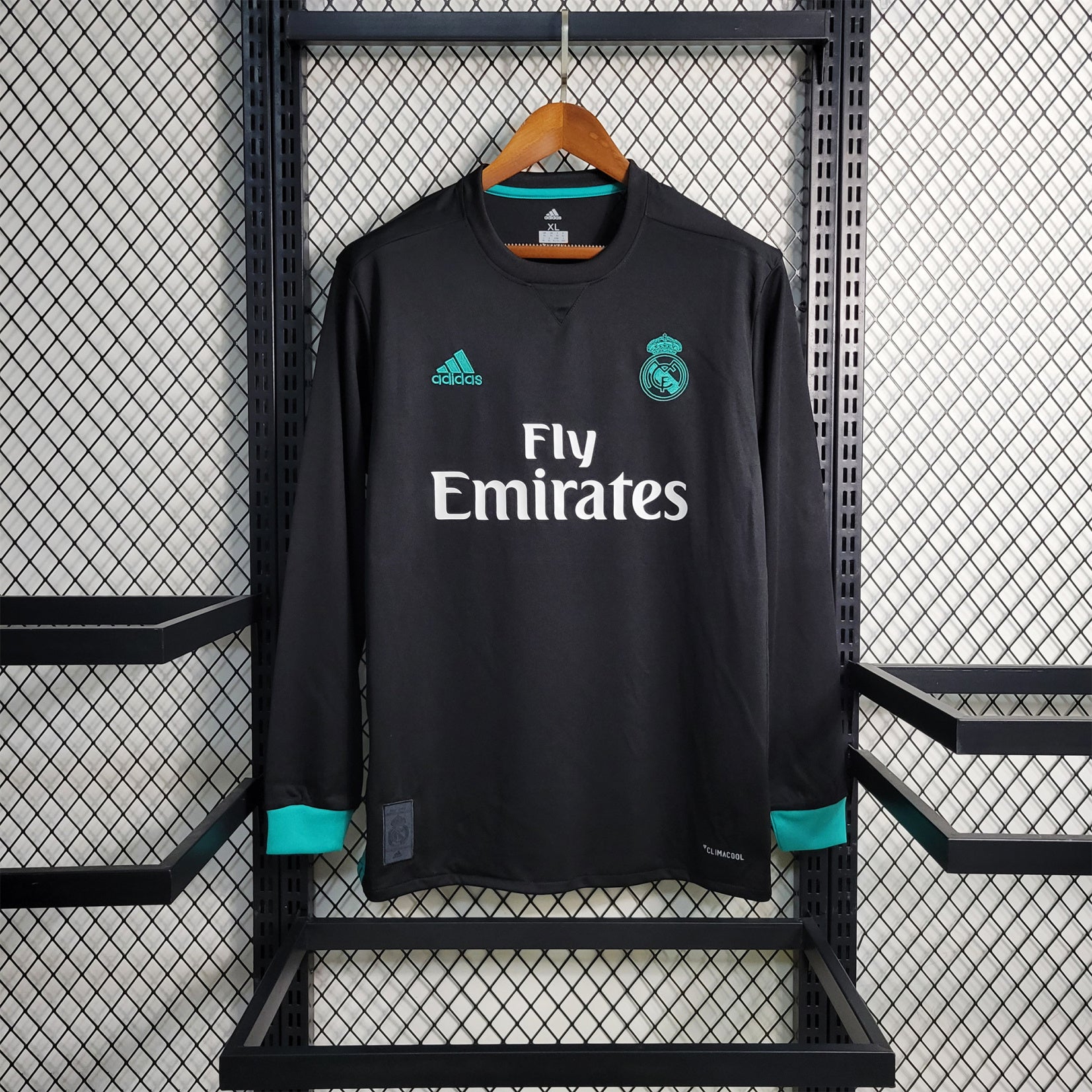 Camisa Real Madrid 17/18 Away - (Retrô) Manga Longa