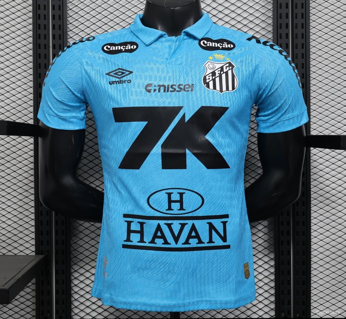 Camisa Santos 2025 Third (Todos os Patrocínios) - (Jogador)