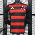 Camisa Flamengo 2025 Home - (Jogador) Manga Longa