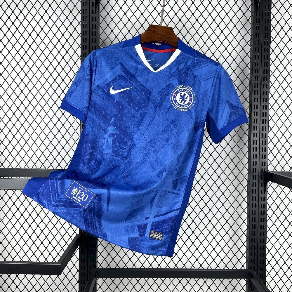 Camisa Chelsea 25/26 Home (Aniversário 120 Anos) - (Torcedor)