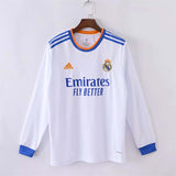 Camisa Real Madrid 21/22 Home - (Retrô) Manga Longa
