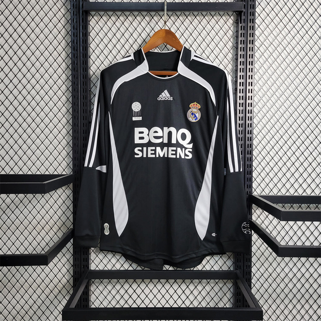Camisa Real Madrid 06/07 Away - (Retrô) Manga Longa
