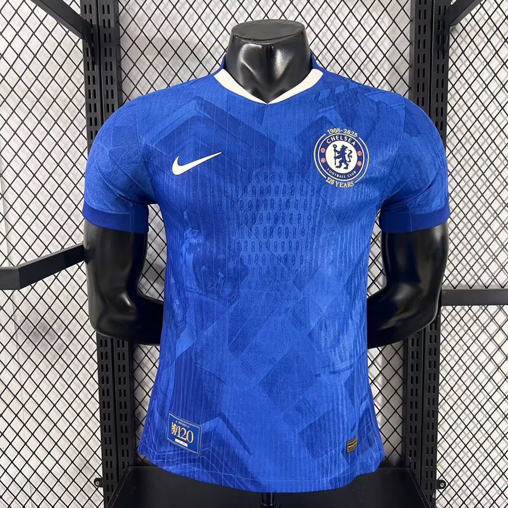 Camisa Chelsea 25/26 Home (Aniversário 120 Anos) - (Jogador)