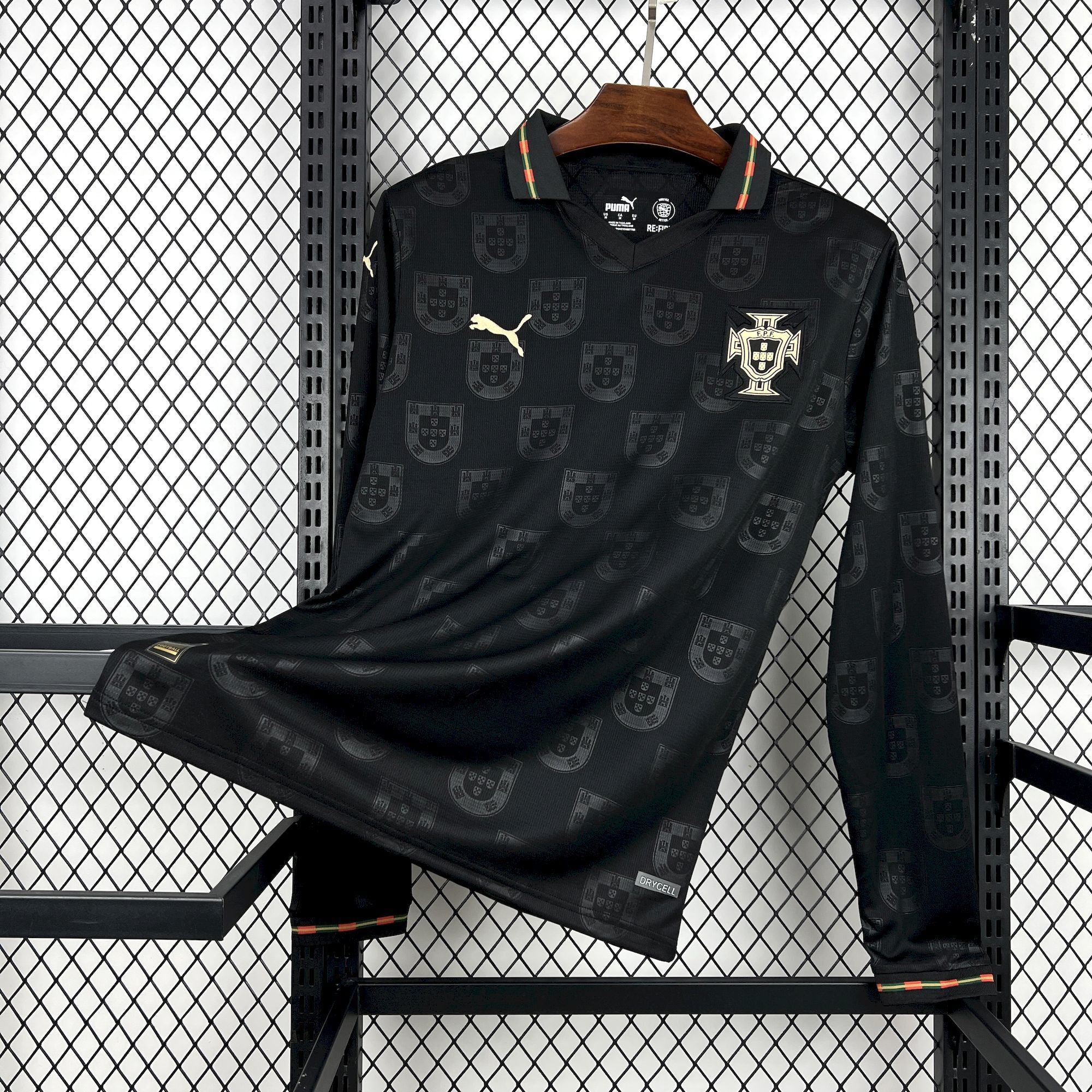 Camisa Portugal 2026 Pantera Negra - (Torcedor) Manga Longa