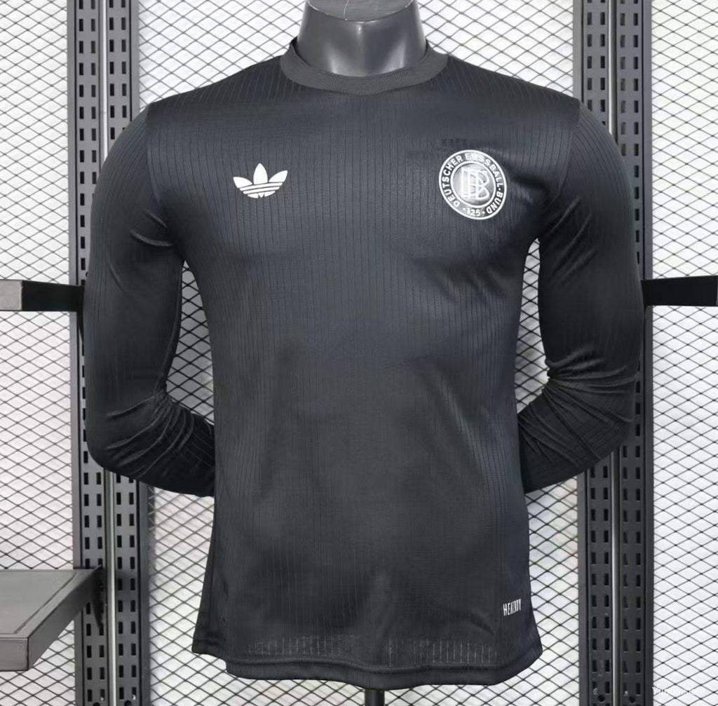 Camisa Alemanha 2025 Aniversário 125 Anos (Black) - (Jogador) Manga Longa