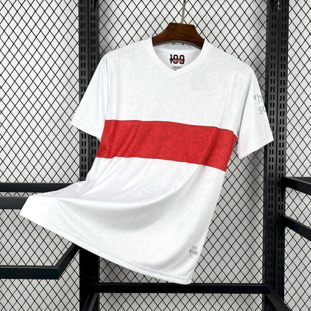 Camisa Stuttgart 25/26 Aniversário 100 Anos (Brustring) - (Torcedor)