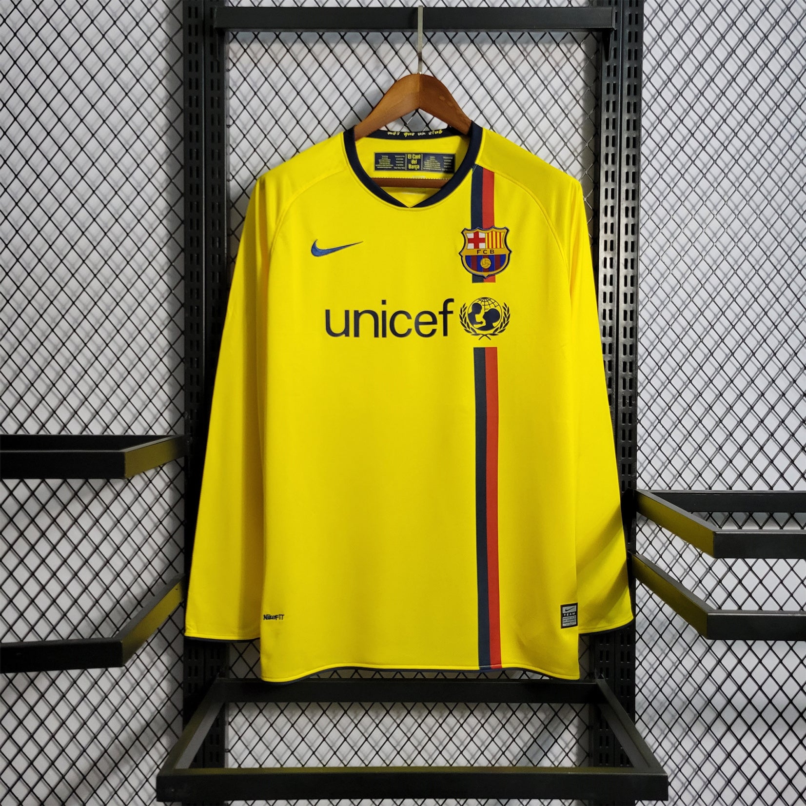 Camisa Barcelona 08/09 Away - (Retrô) Manga Longa