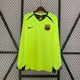 Camisa Barcelona 05/06 Away - (Retrô) Manga Longa
