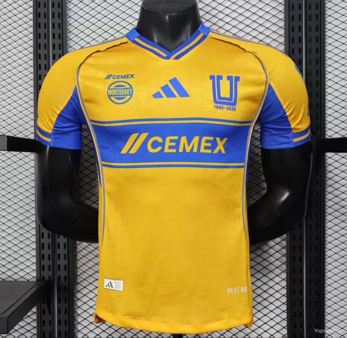 Camisa Tigres UANL 25/26 Home - (Jogador)