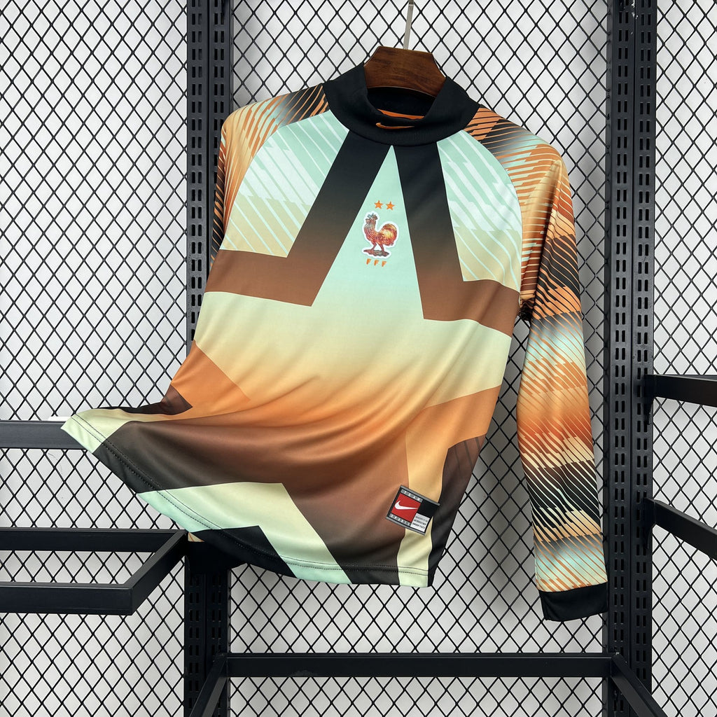 Camisa França 2026 Goleiro Hollywood - (Torcedor) Manga Longa