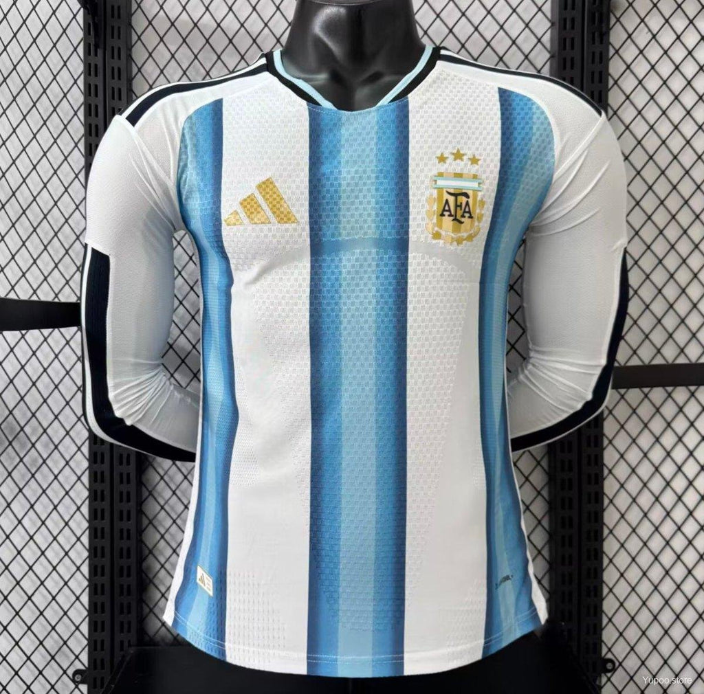 Camisa Argentina 2026 Home - (Jogador) Manga Longa