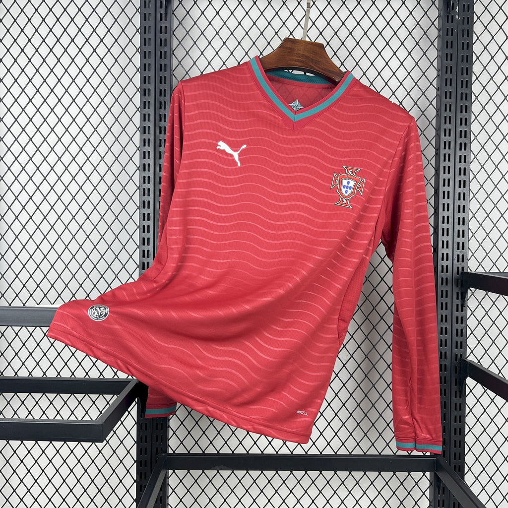 Camisa Portugal 2026 Home - (Torcedor) Manga Longa