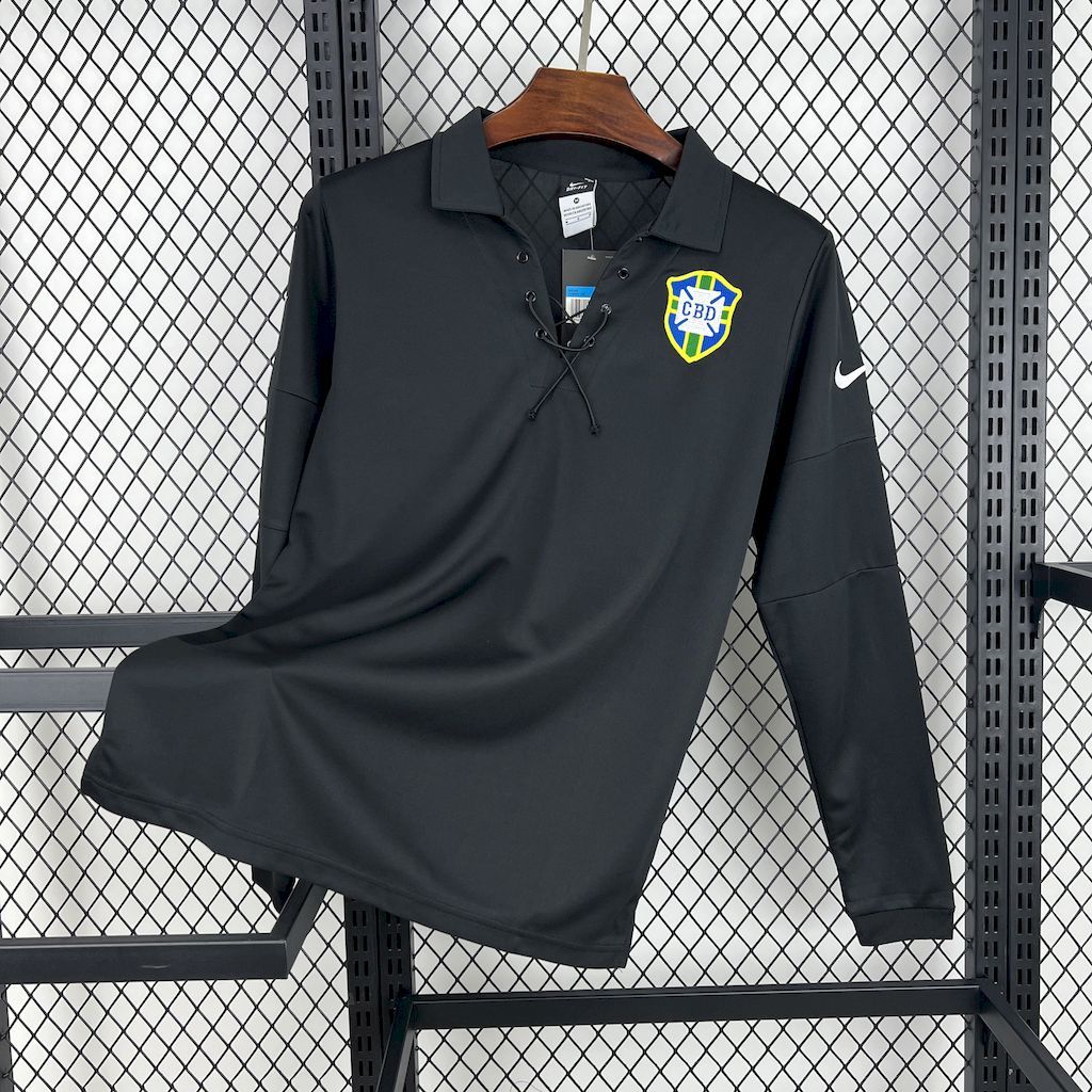 Camisa Brasil 2004 Goleiro Centenário - (Retrô) Manga Longa