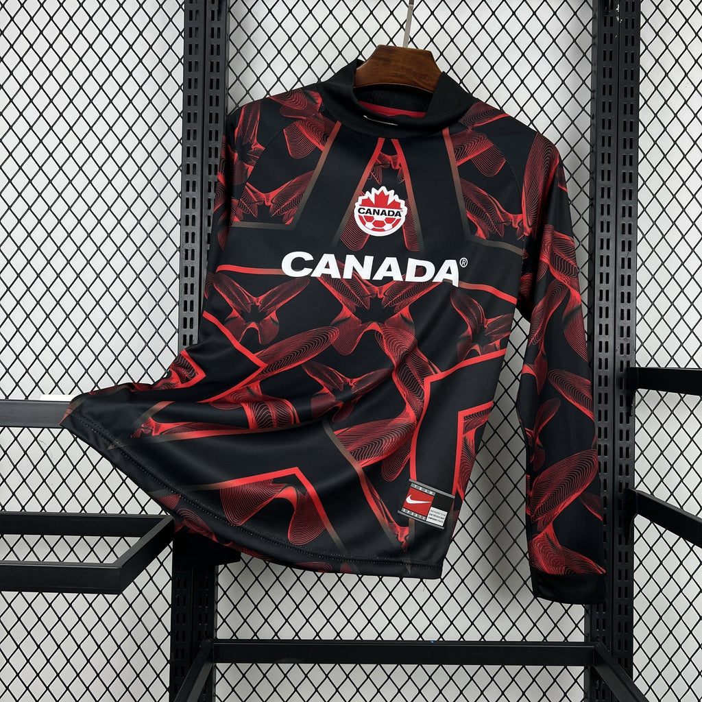 Camisa Canadá 2026 Goleiro Hollywood - (Torcedor) Manga Longa