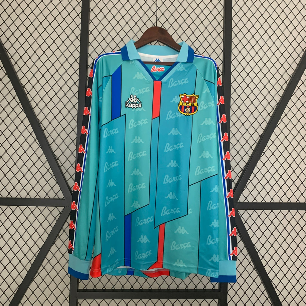 Camisa Barcelona 95/96/97 Away - (Retrô) Manga Longa