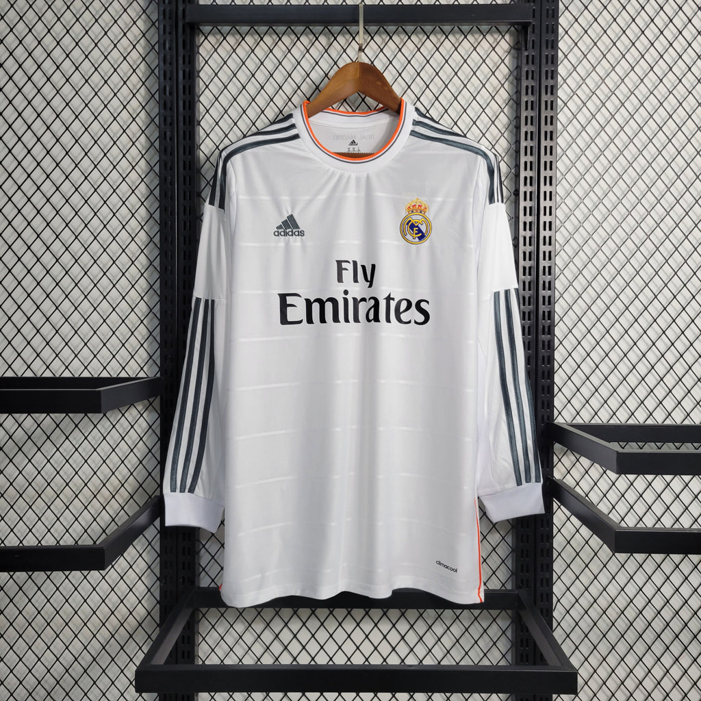 Camisa Real Madrid 13/14 Home - (Retrô) Manga Longa