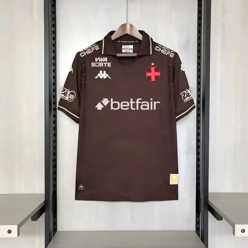Camisa Vasco da Gama 2025 Third (Todos os Patrocínios) - (Torcedor)