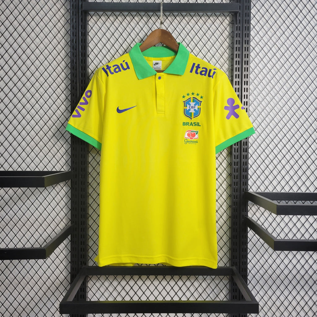 Camisa Brasil 2022 Travel - (Retrô) Polo